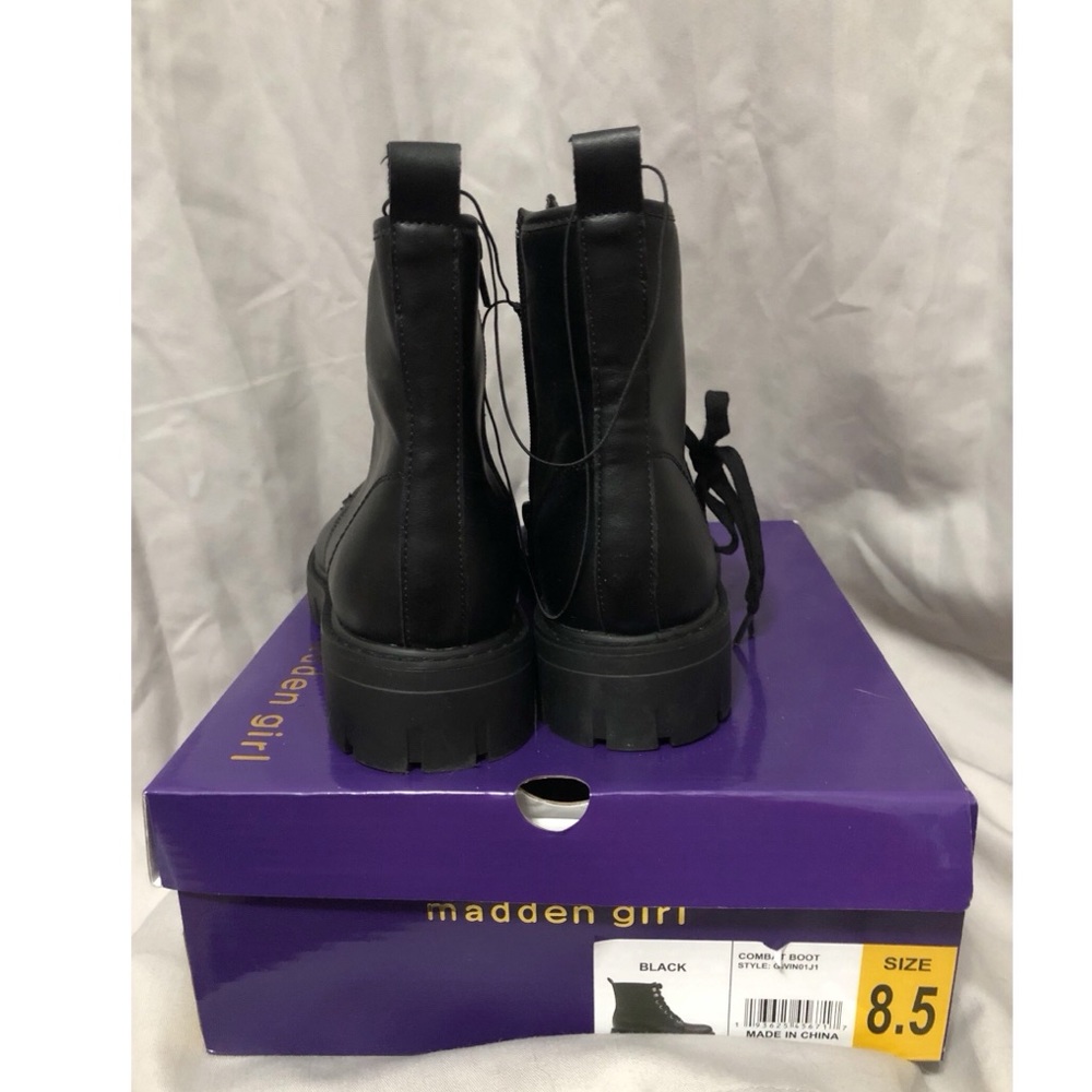 madden girl combat boots with heel